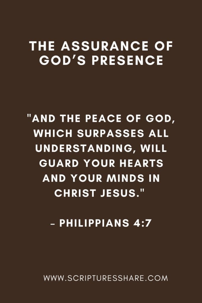 The Assurance of God’s Presence