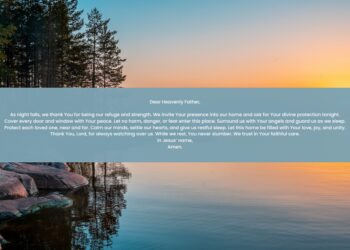 A Powerful Prayer For Protection Over Your Home Tonight