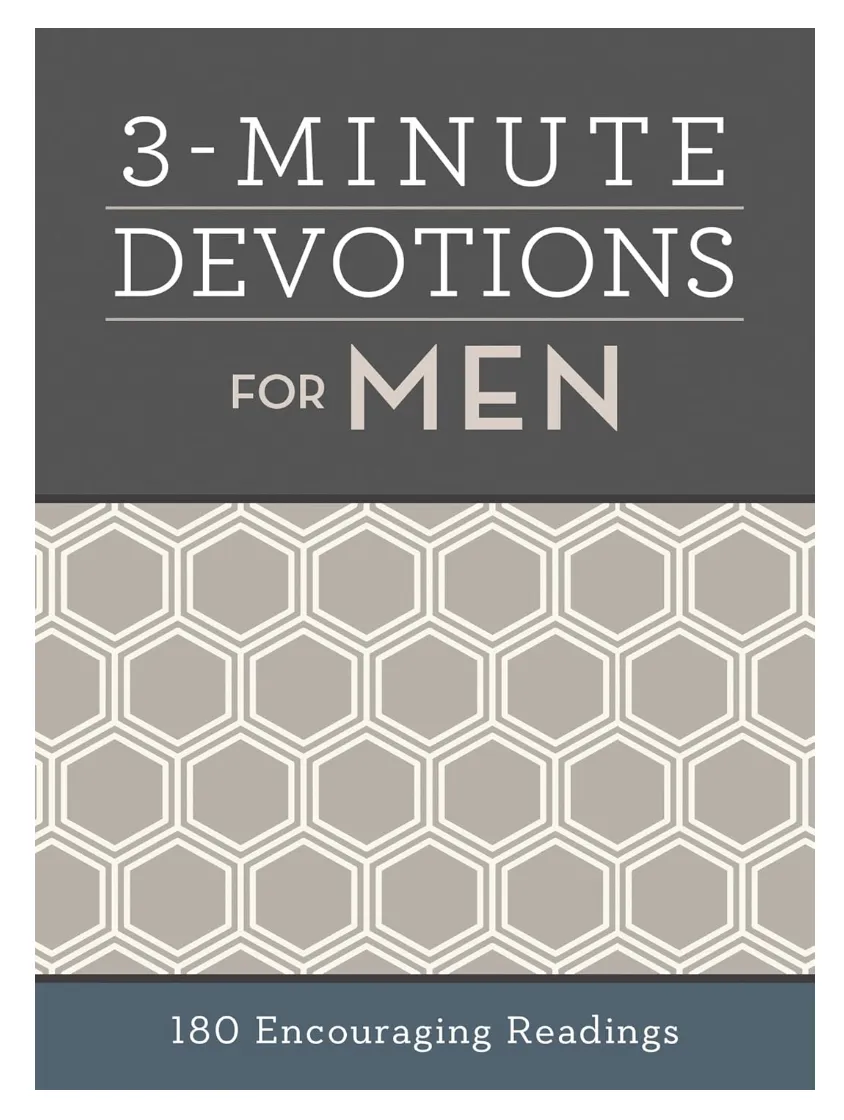3-Minute Devotions for Men: 180 Encouraging Readings