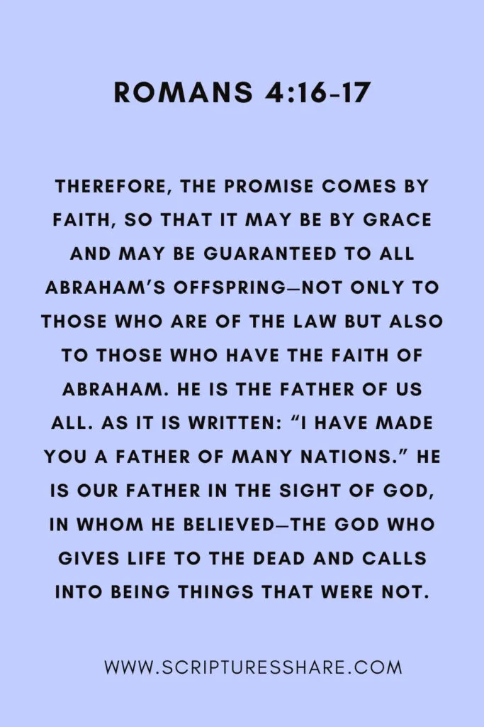 Romans 4:16-17