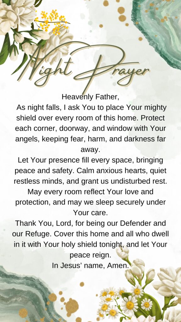 Prayer for God’s Shield Over Every Room Tonight