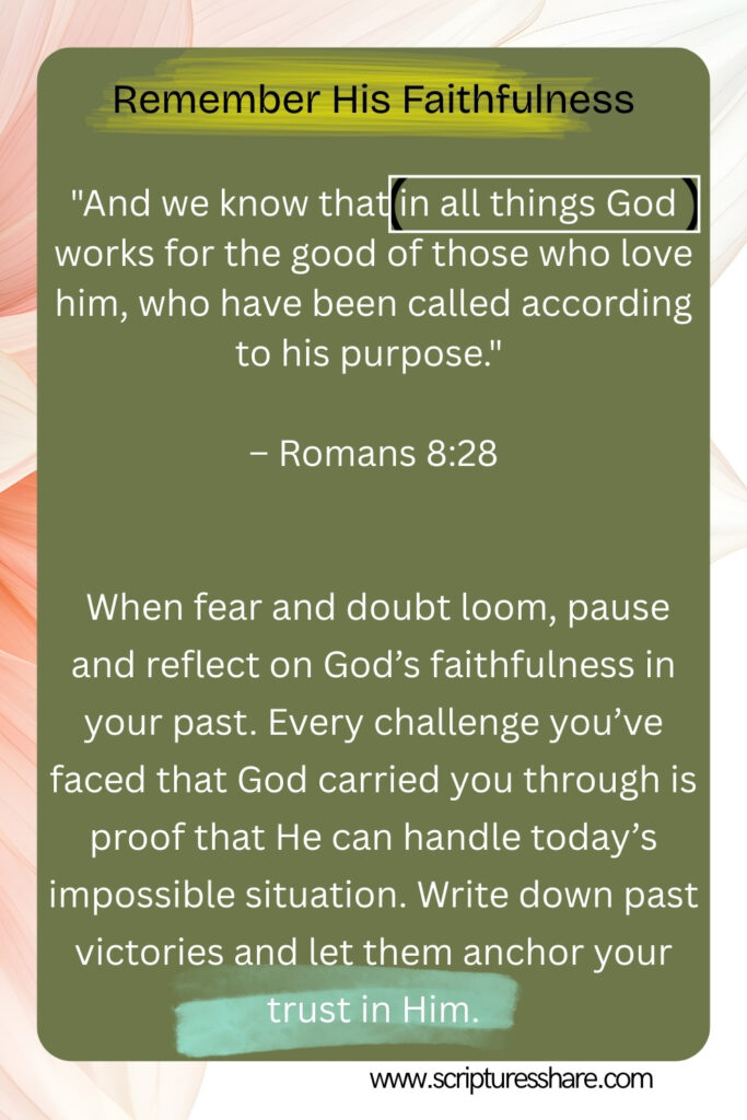 Remember His Faithfulness