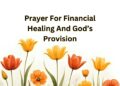 Prayer For Financial Healing And God’s Provision