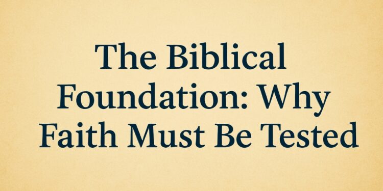 The Biblical Foundation: Why Faith Must Be Tested
