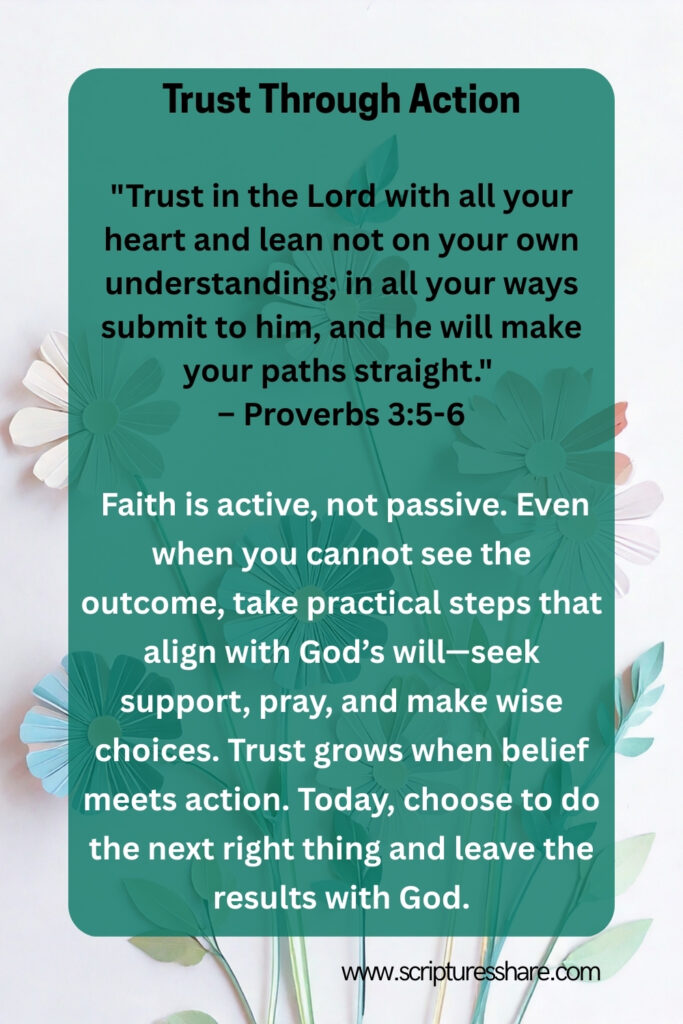 Trust Through Action