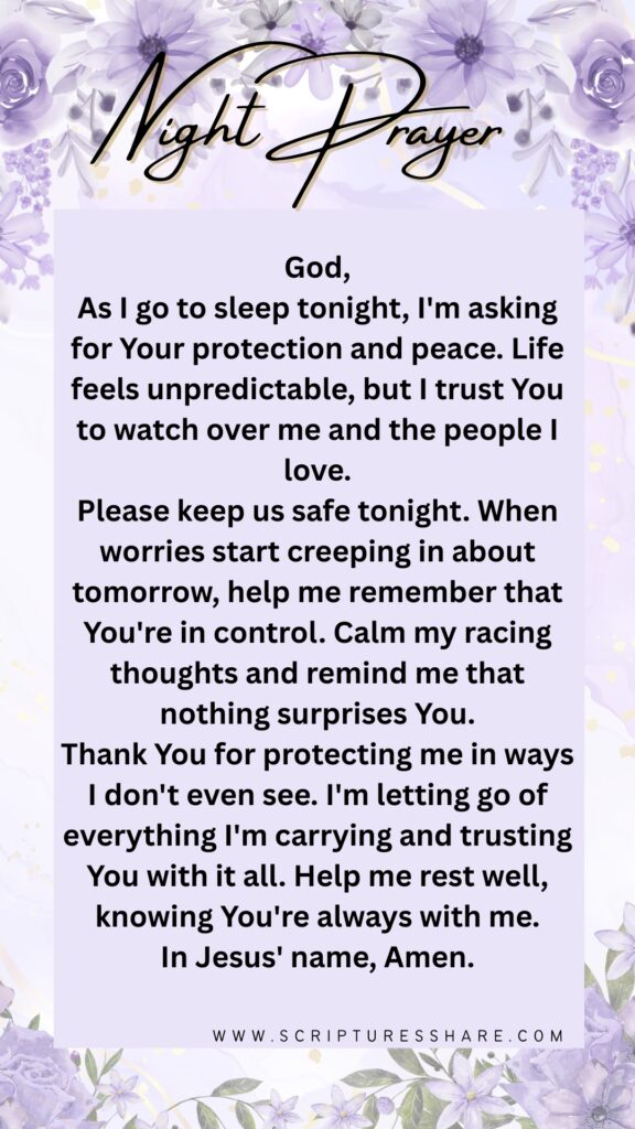 Bedtime Prayer for Safety in Unexpected Moments (2)