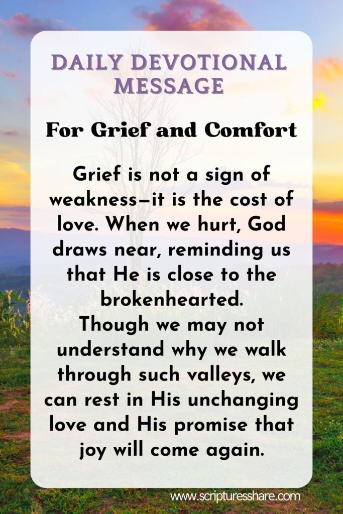 A Powerful Healing Prayer For Grief and Comfort