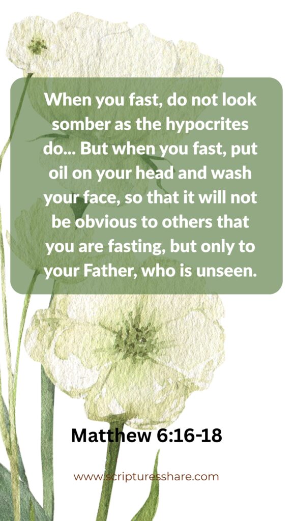 Matthew 6_16-18