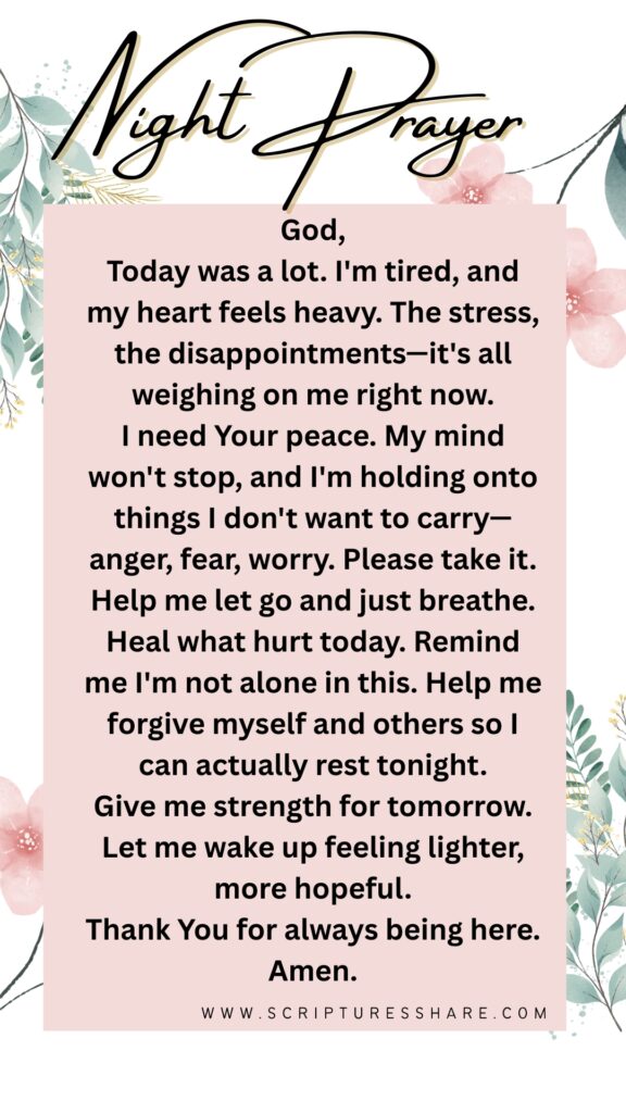 Powerful Prayer for Emotional Healing After a Long Day