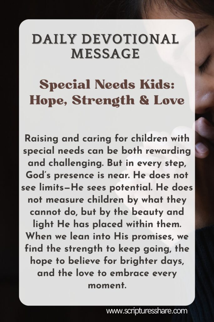 Special Needs Kids Hope, Strength & Love