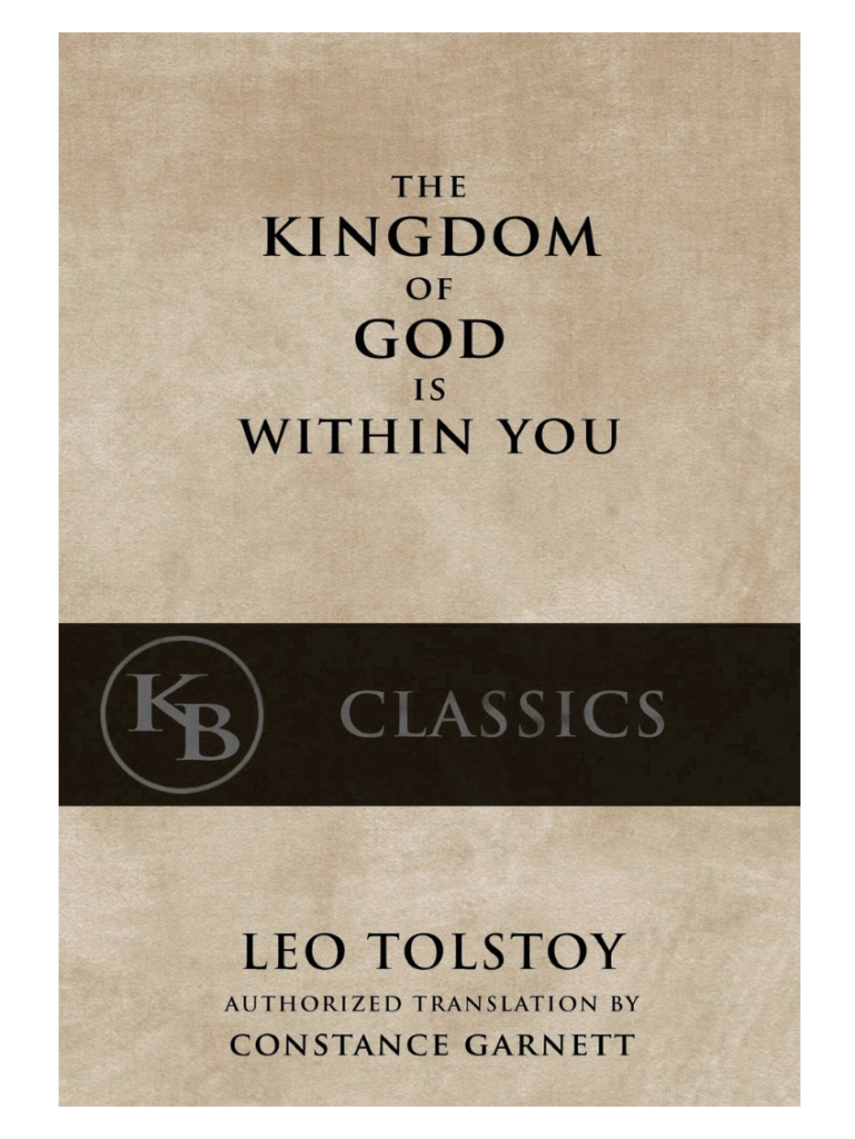 The Kingdom of God is Within You