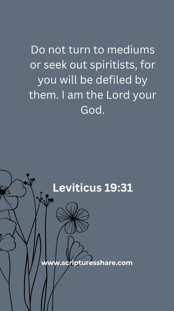 Leviticus 19:31