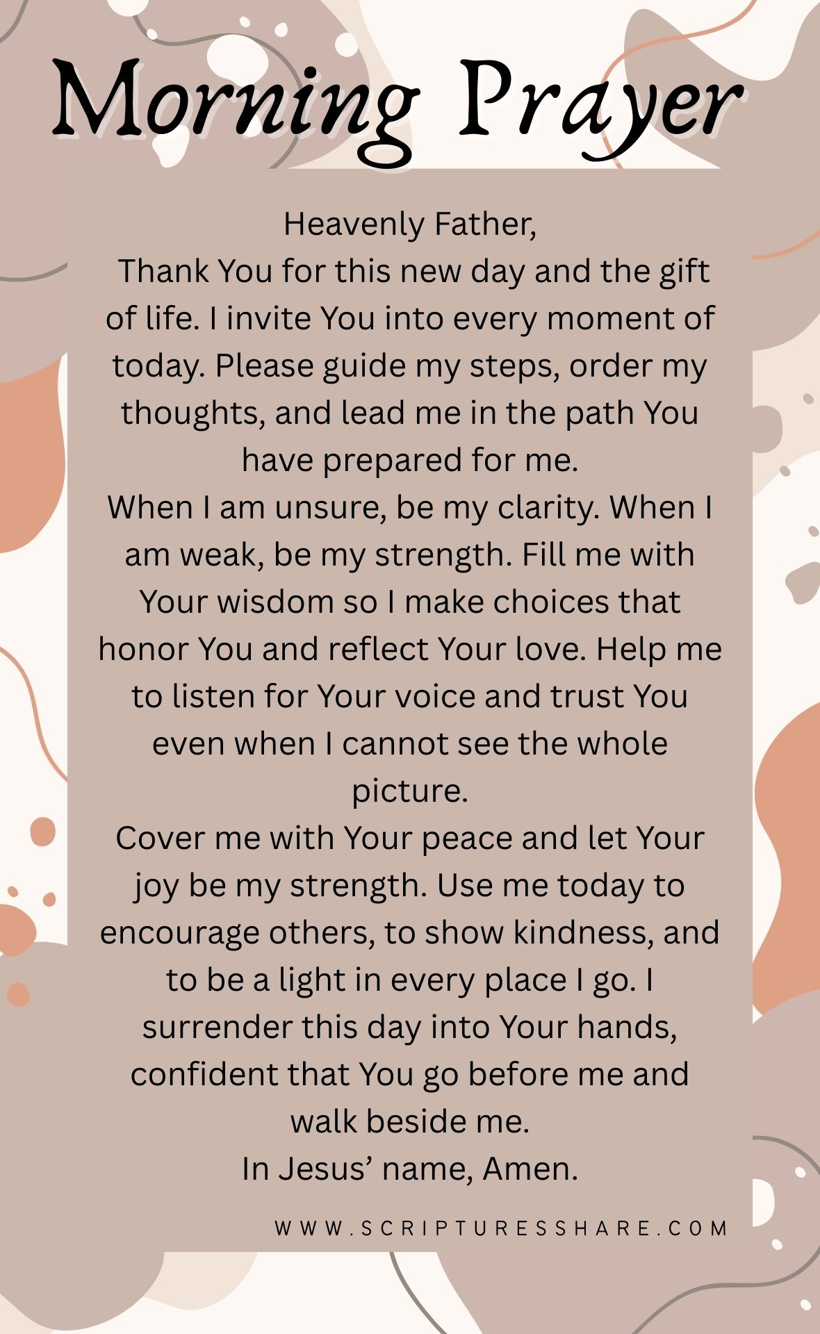 Morning Prayer For God’s Guidance: Peace And Direction
