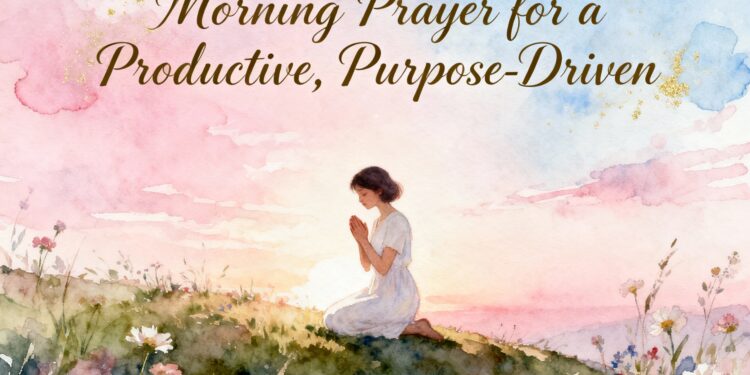 Morning Prayer for a Productive, Purpose-Driven
