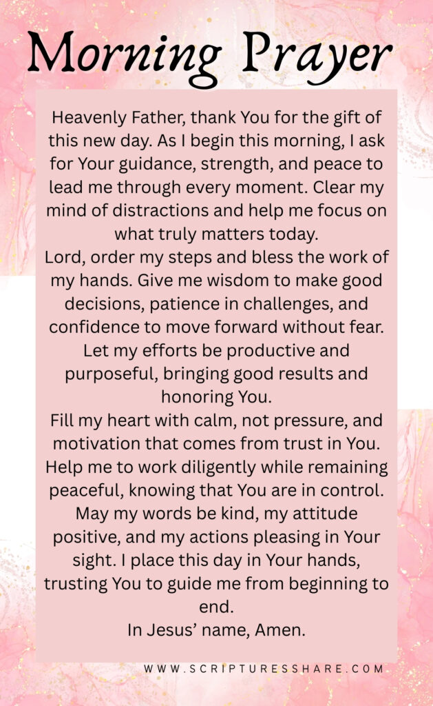 Prayer for a Productive