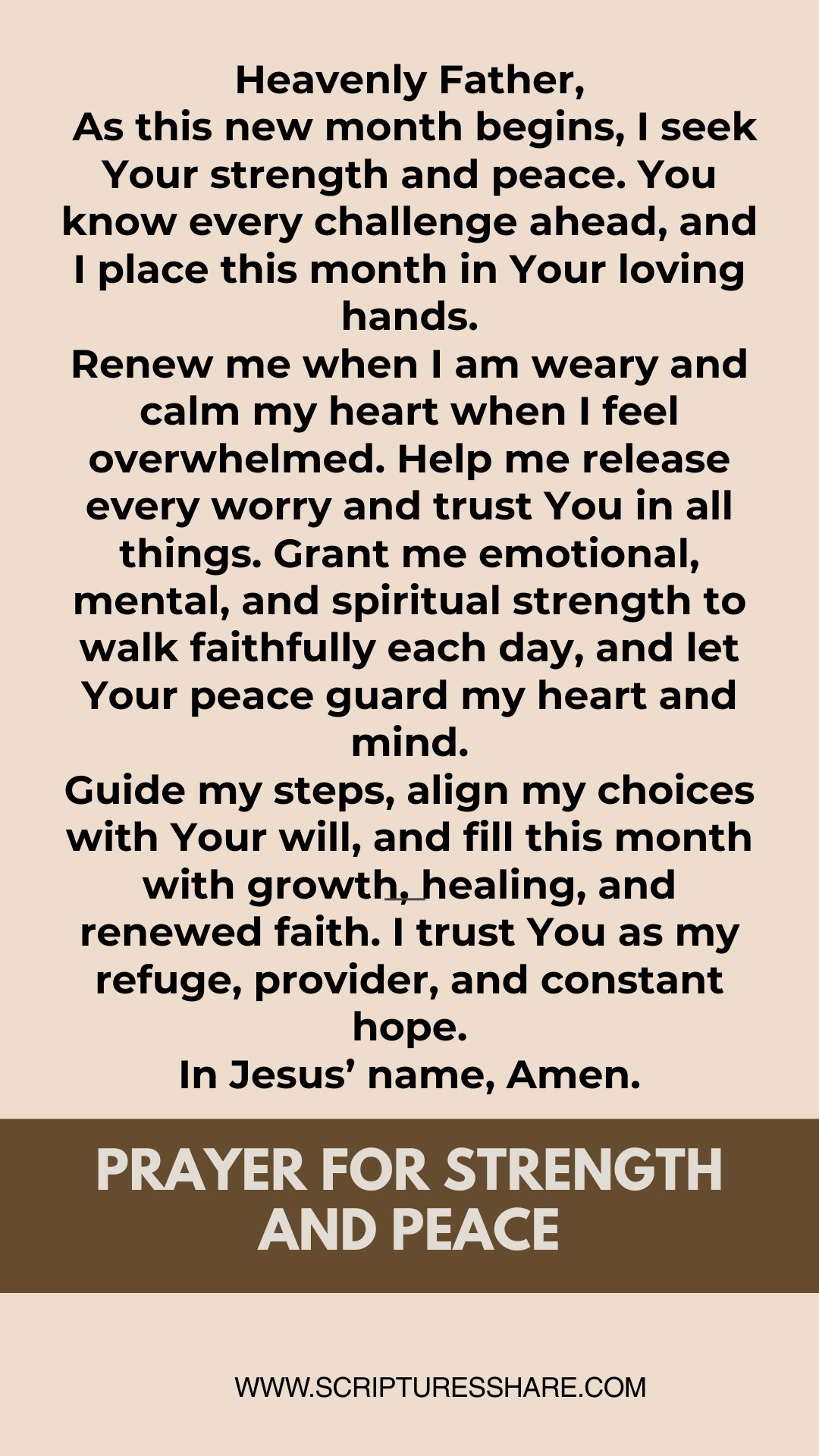 Prayer For Strength And Peace: Finding God’s Calm And Courage