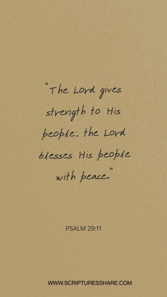 Strength and Peace