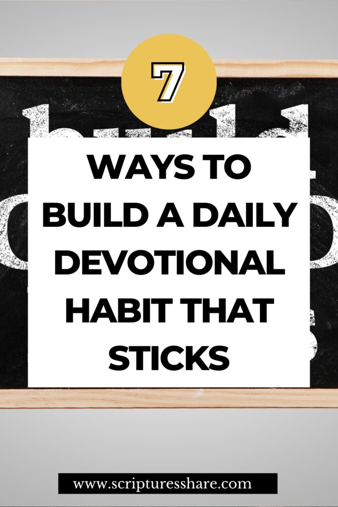 Build a Daily Devotional