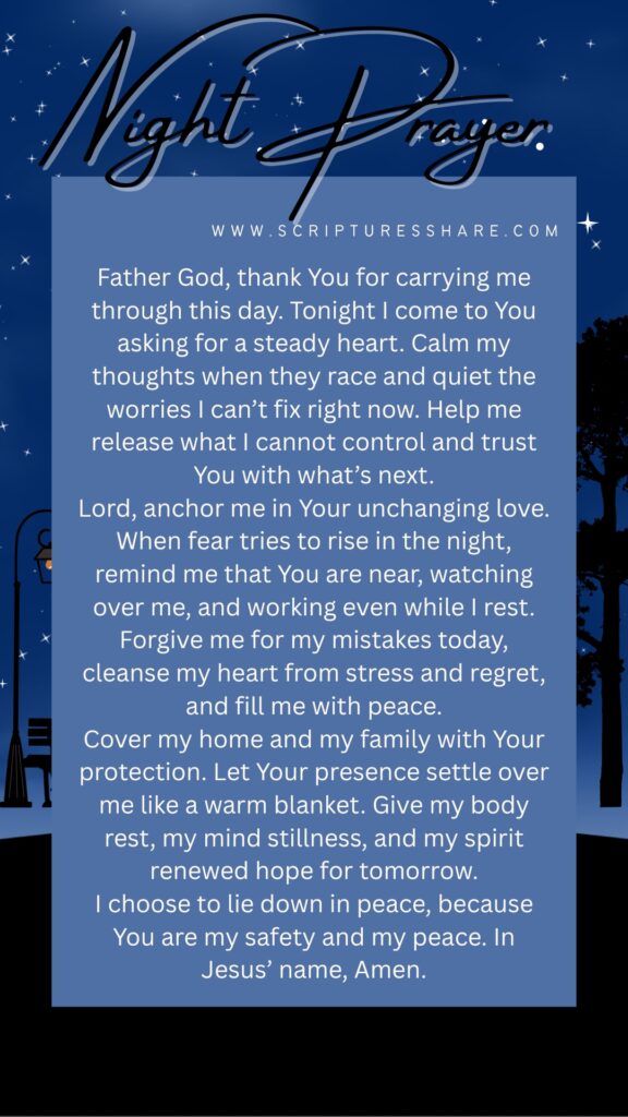 Prayer for a Steady Heart